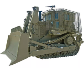 Началось применение в Газе беспилотного бульдозера Robdozer